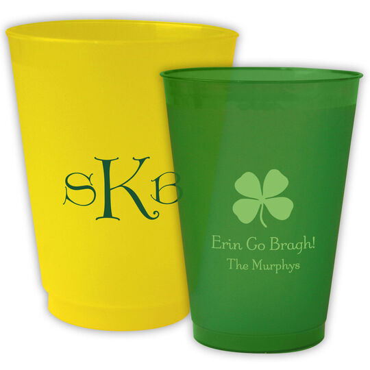 Design Your Own St. Patrick's Day Colored Shatterproof Cups